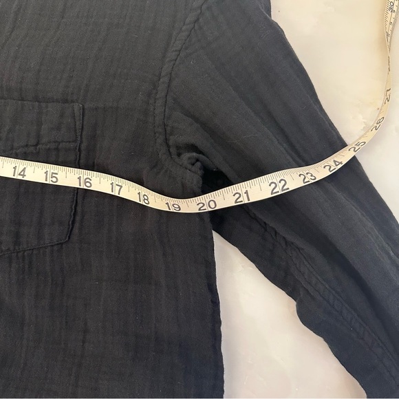 GAP Black Casual Button Down Shirt Relaxed Fit - Picture 9 of 12